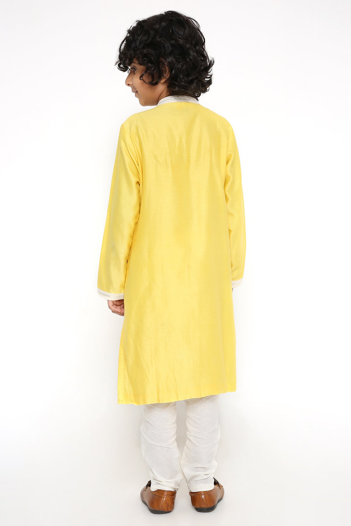 Yellow Anchor Kurta Set