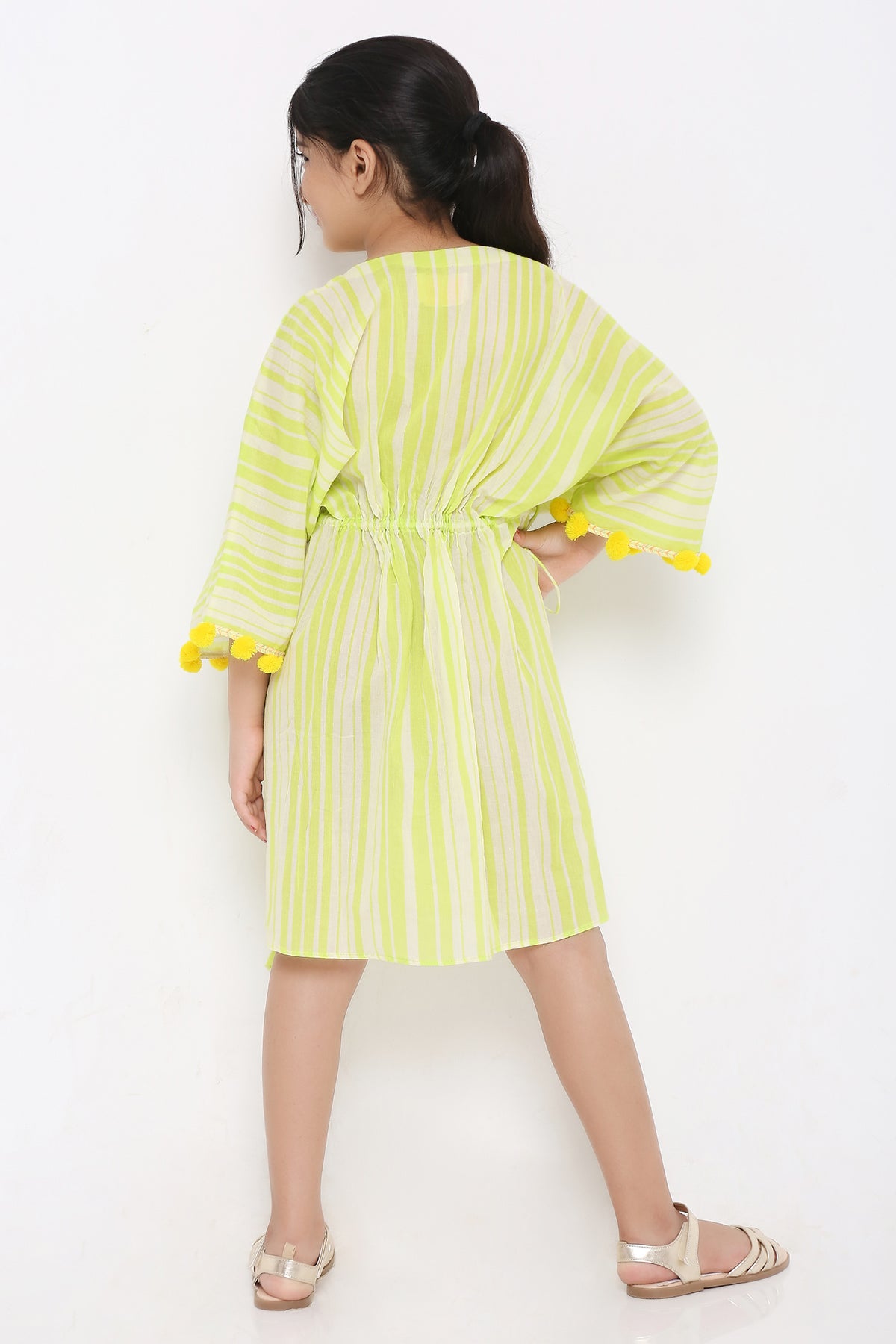 Lime Stripe Kaftan