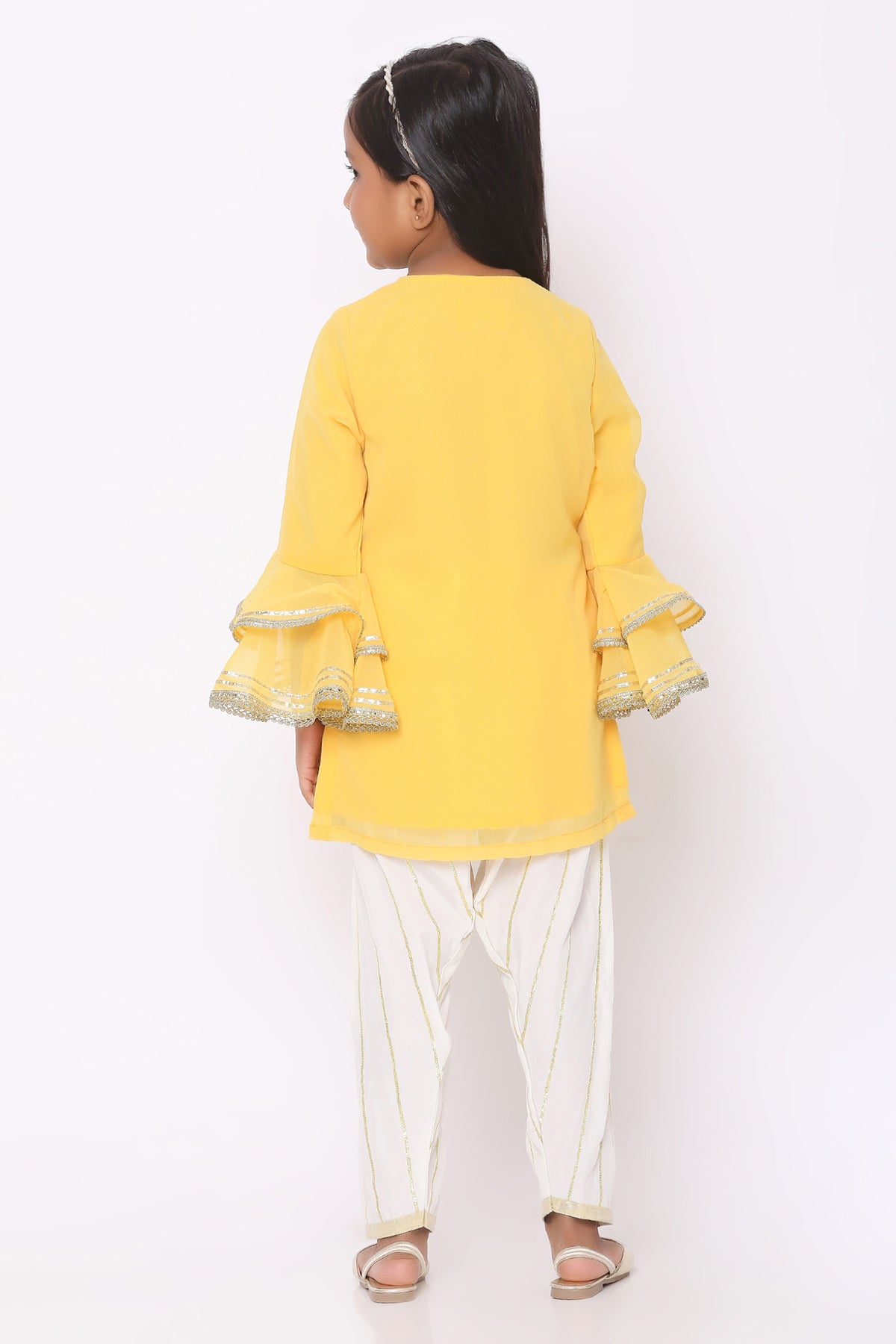 Yellow Gota Salwar Kurta Set