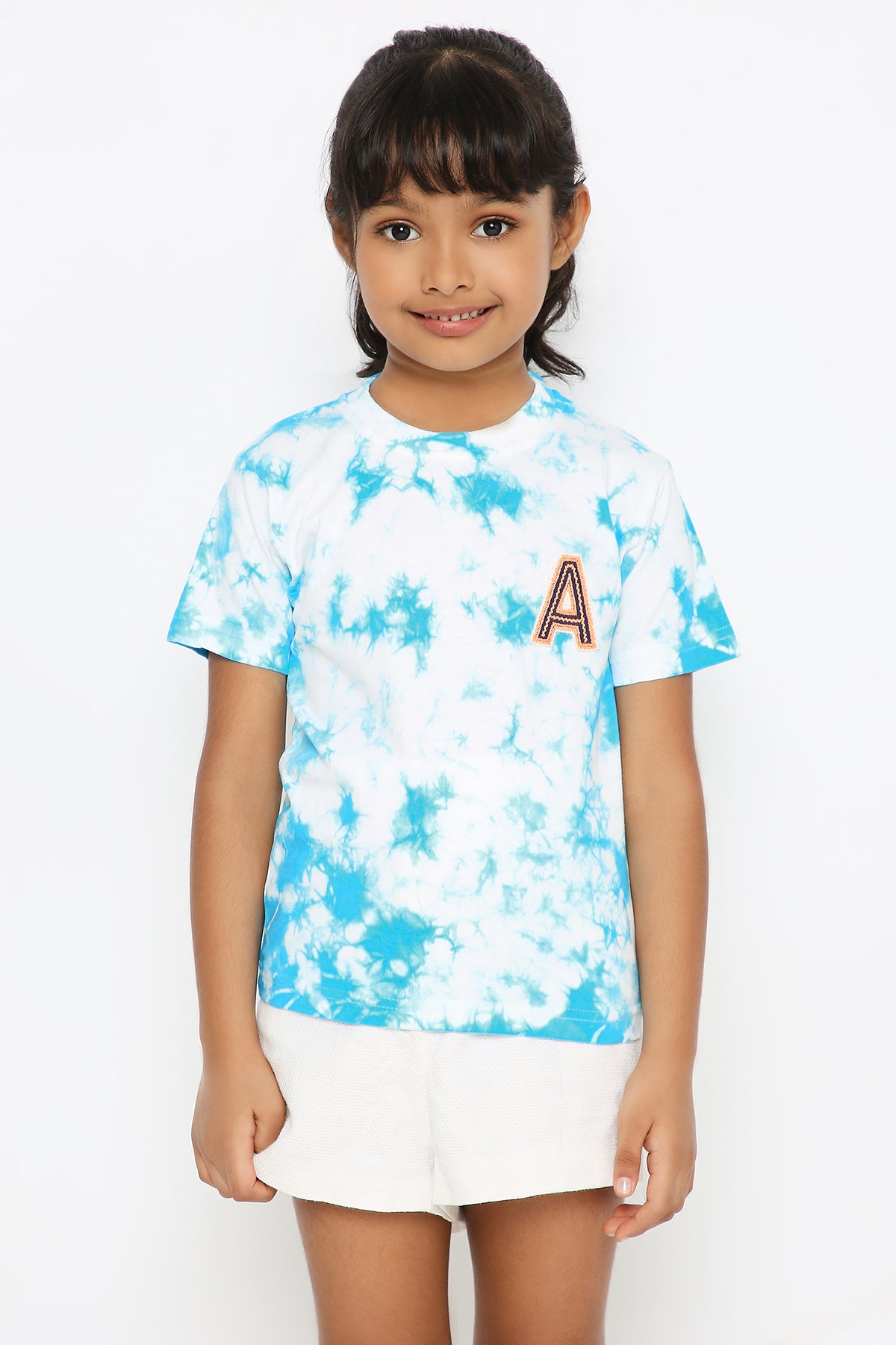 Aqua Blue Tie Dye T-shirt