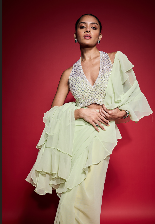 Pista Halter Neck Blouse.