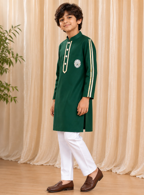 EMERALD SPIDERMAN KURTA