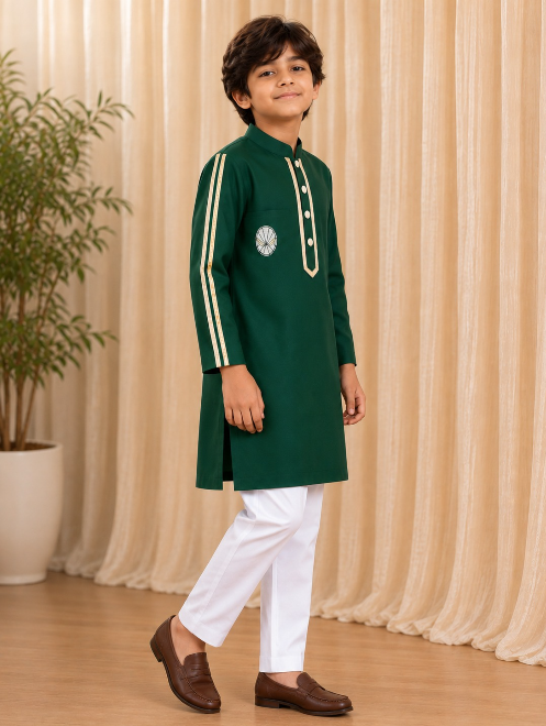 EMERALD SPIDERMAN KURTA