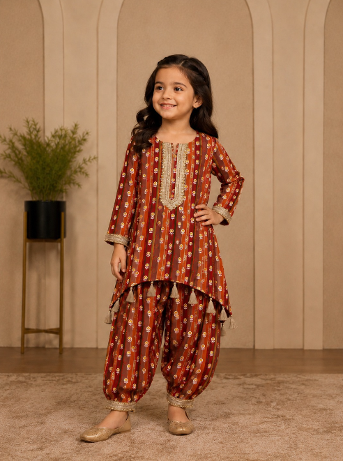 GERUA STRIPE HIGHLOW CO-ORDSET.