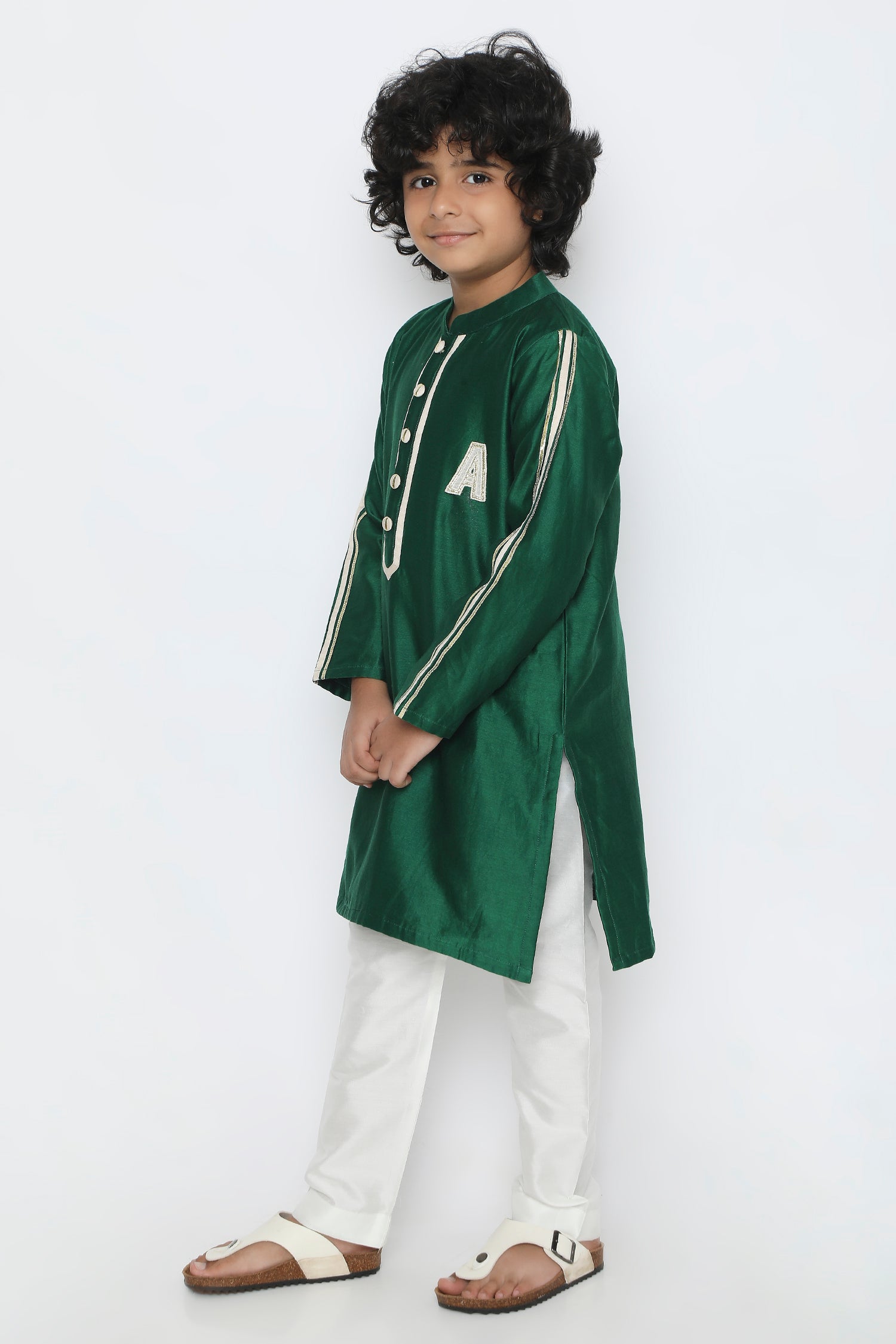 Emerald green gota kurtaset