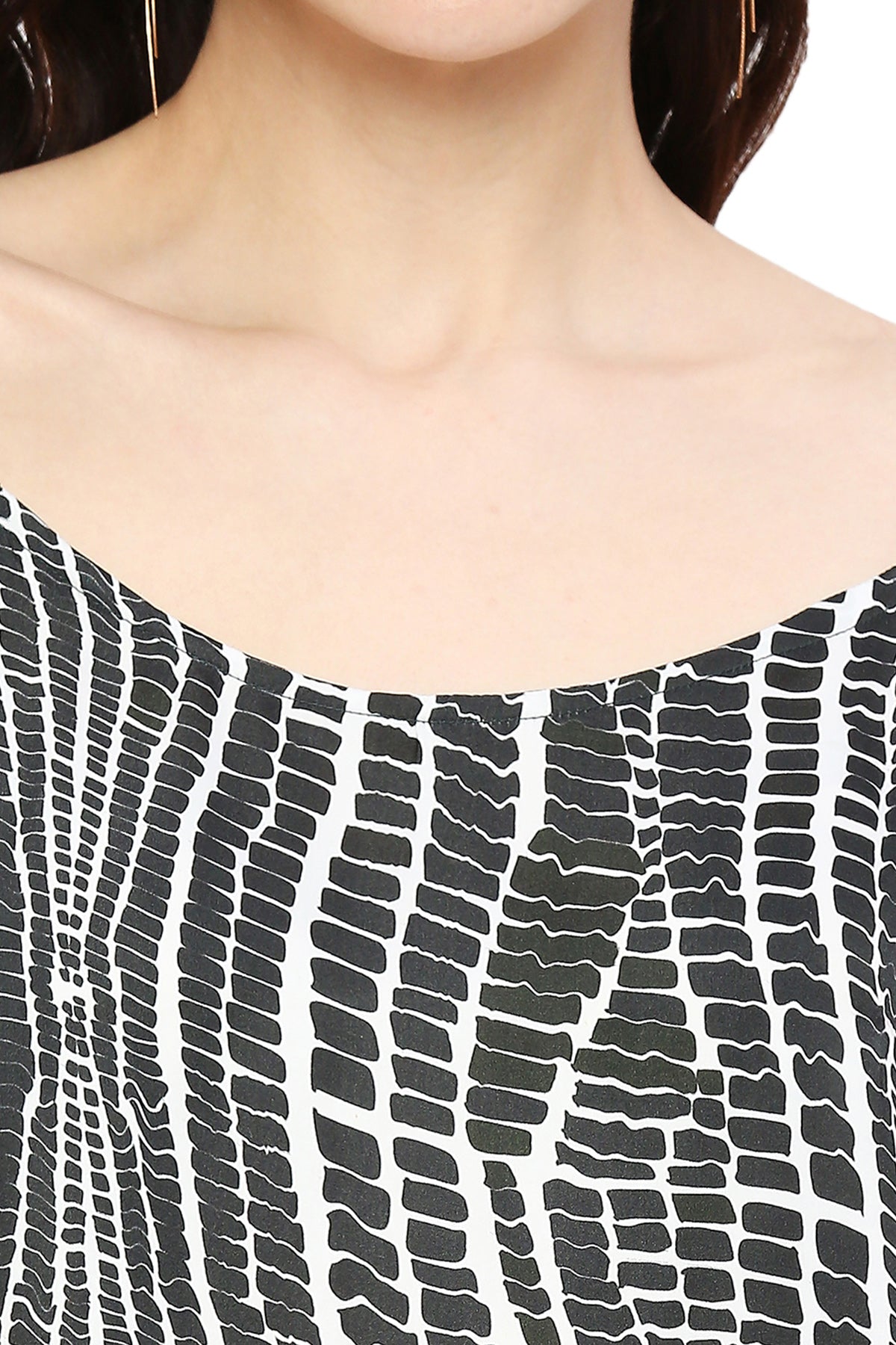 Black and White Printed Camisole