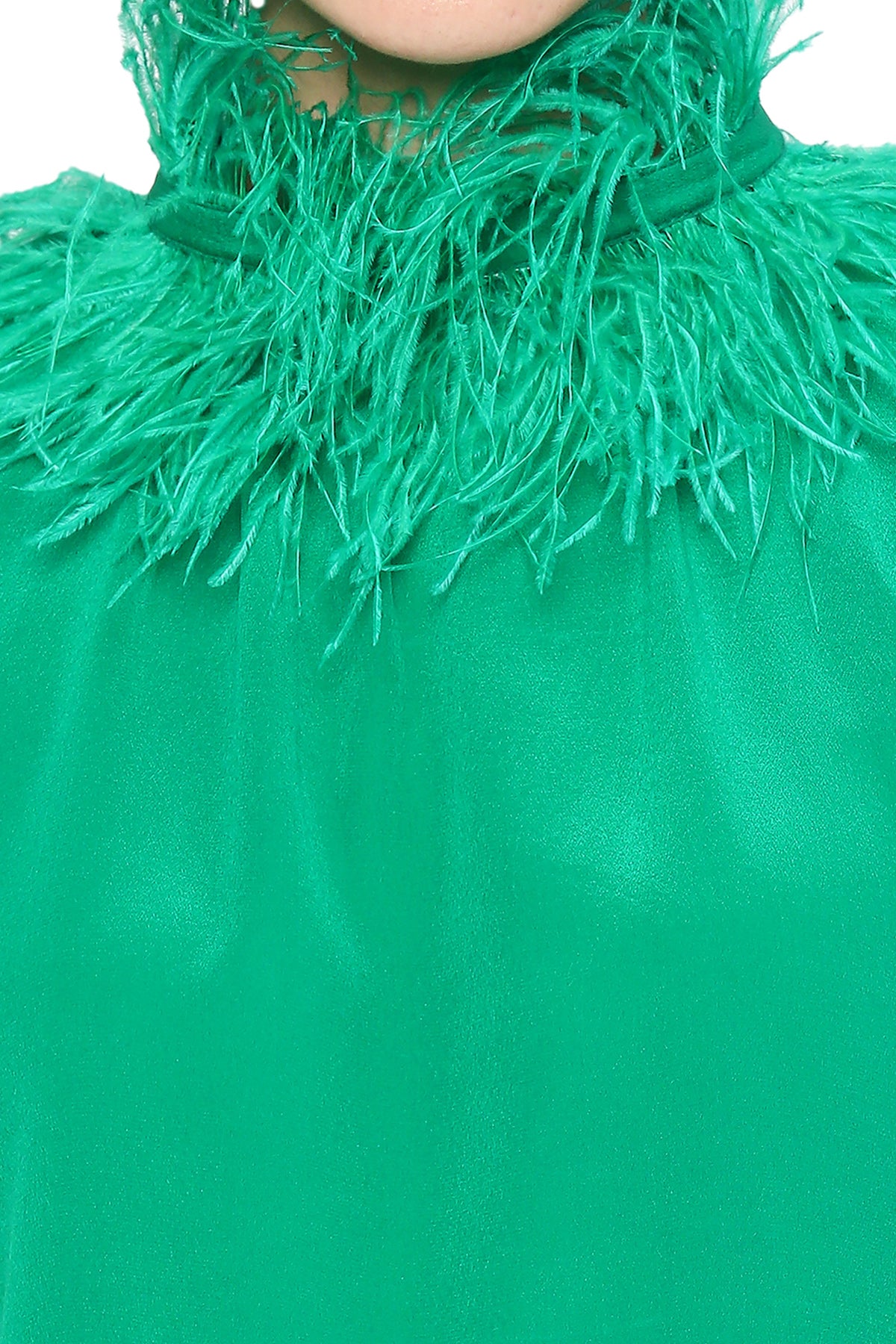 Green Feather Top